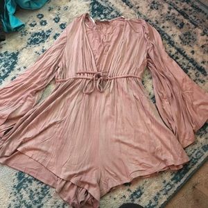 Baby Pink Boutique Romper!